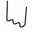 Flat Staples 0,8mm