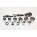 1/4&quot; Steckschl&uuml;sselsatz niedrige Bauform 4-14 mm