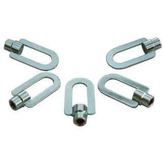 Zug&ouml;sen f&uuml;r Alu-Gewindebolzen M4, Aluminium Ausbeulen 5 Stk.