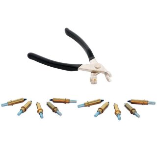 Cleco Pins + Plier 11 tlg.
